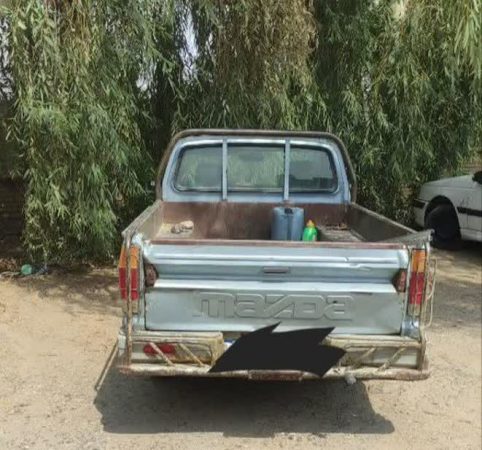 خودروی مزدا سرقتی اصفهان در فهرج کشف شد