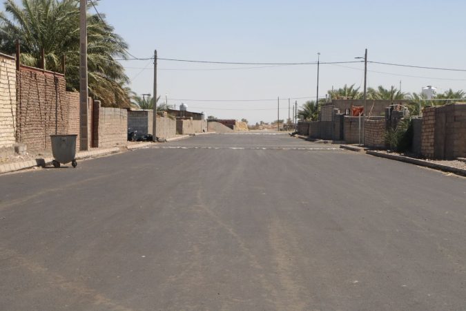 بهره‌برداری از ۲۱ هزار مترمربع آسفالت معابر در دهستان برج‌اکرم فهرج
