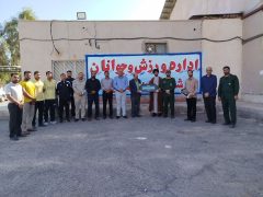 تجلیل از خادمان ورزش فهرج در دیدار با مسئولان سپاه